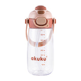 akuku - Παγούρι Tritan Nερού 480 ml Mε Kαλαμάκι
