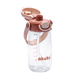 akuku - Παγούρι Tritan Nερού 480 ml Mε Kαλαμάκι