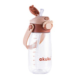 akuku - Παγούρι Tritan Nερού 480 ml Mε Kαλαμάκι