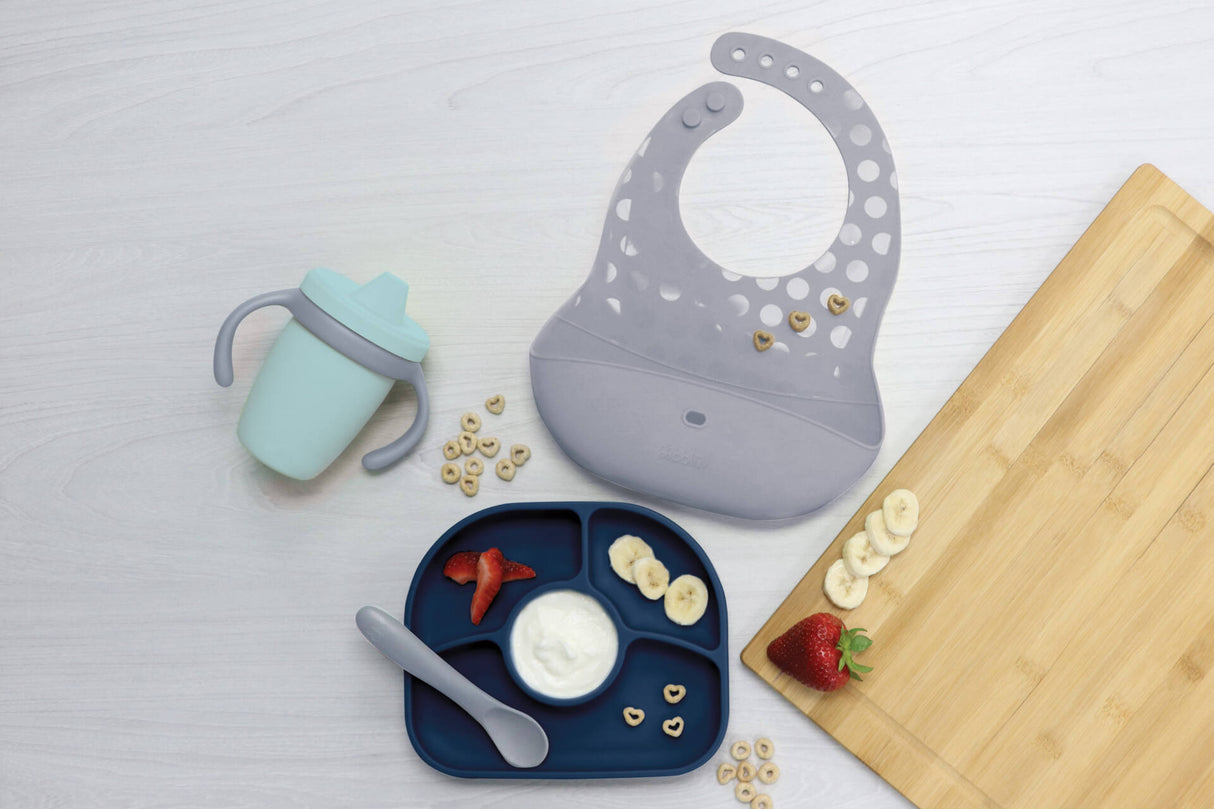 Bbluv Set - Σετ Φαγητού Σιλικόνης - Navy