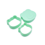 Melii - Sandwich Cutters Bear/Shark 6 τεμ