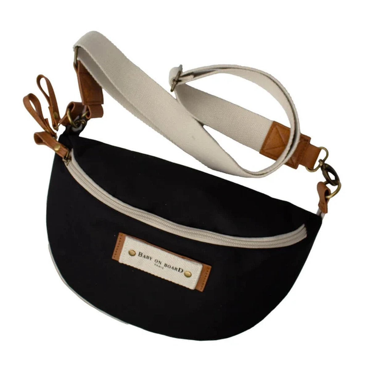 BoB Paris 2in1 Τσαντάκι Ώμου/Φορητή Αλλαξιέρα Armelle Black