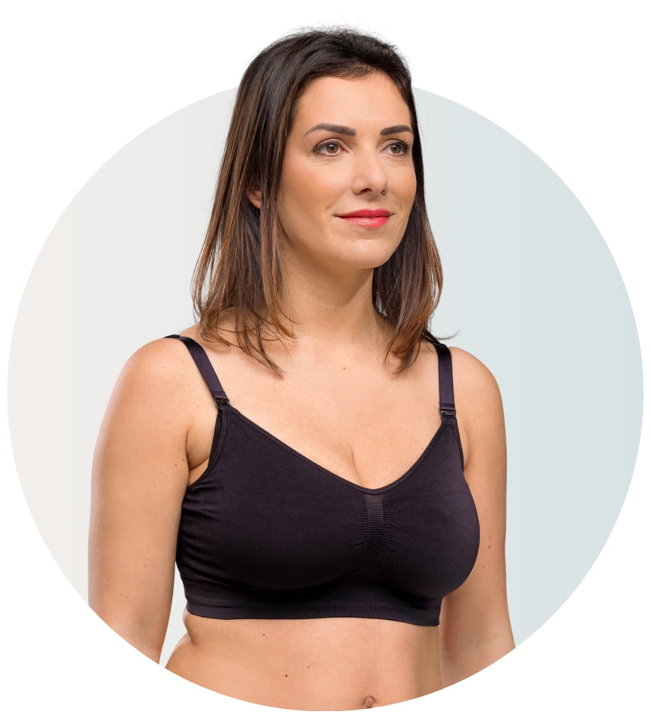 Carriwell Σουτιέν Θηλασμού χωρίς Ραφές / Seamless Nursing Bra Μπεζ