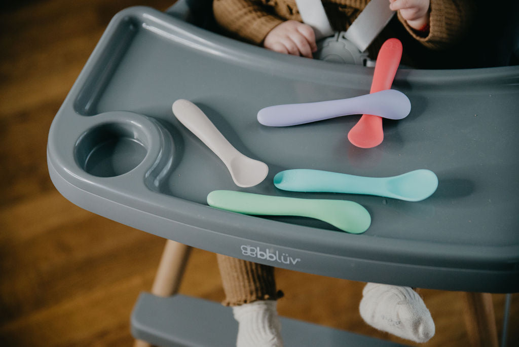 Bbluv Spoon  Σετ Κουτάλια Σιλικόνης  Ροζ