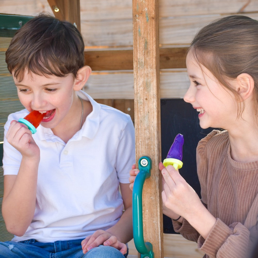 Melii - 6 Piece Animal Ice Pops with Tray