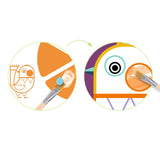 Djeco Ζωγρ. Με Νερομπογιές Χαριτωμένα Ζωάκια