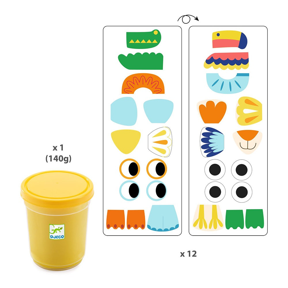 Djeco Πλαστοζυμαράκι Δημ. Αστεία Ζωάκια