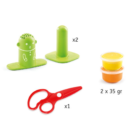 Djeco Πλαστοζυμαράκια Σετ 2τμχ και Εργαλεία Κομμωτηρίου
