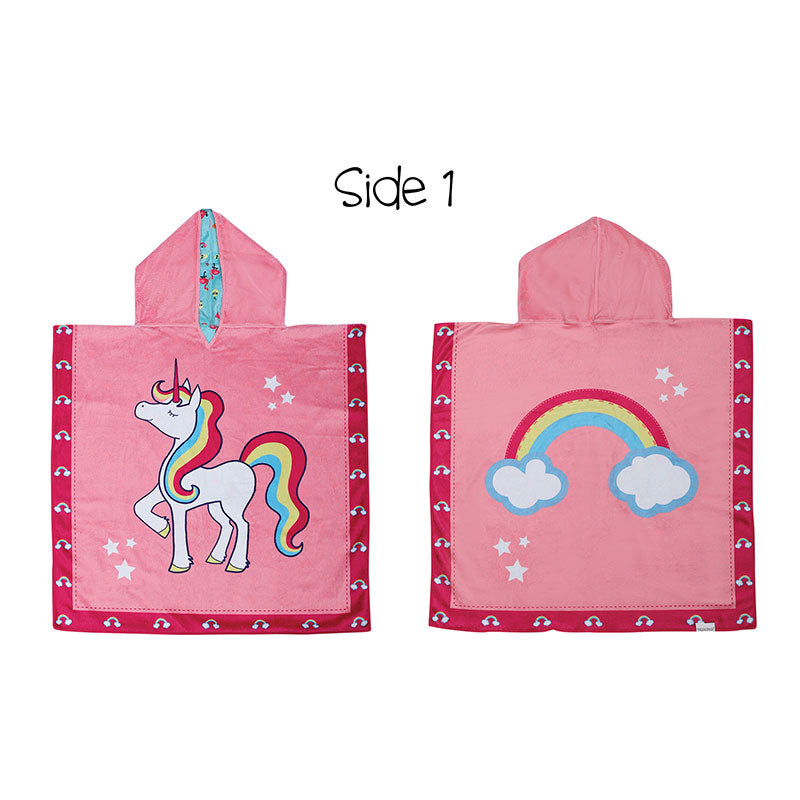 Πόντσο Διπλής Όψης UPF50+ Unicorn/Tropical