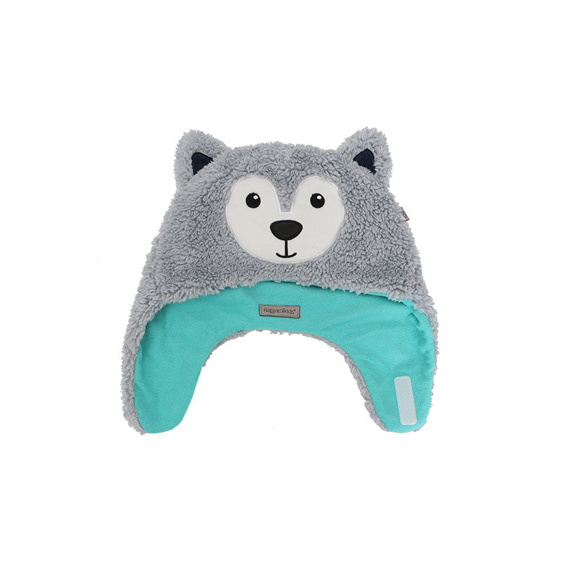 FlapJackKids Σκουφί 2-4 διπλής όψης Wolf/Ski