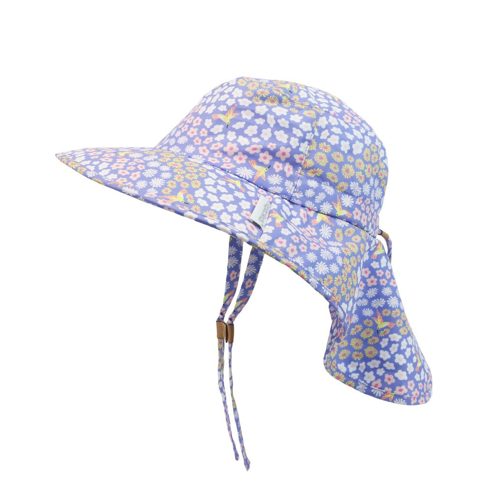 Flapjack Cape Sunhat UPF50+ Floral Field