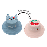Καπέλο Διπλής Όψης UPF 50+ Cat/Cherry (Cotton)