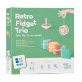 Bs Toys – Σετ 3 Retro Fidget Παιχνίδια 100% FSC Wood