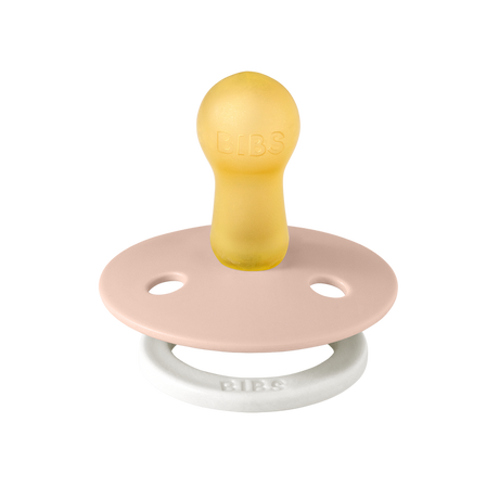 Bibs - Πιπίλες  Colour 2τεμ.- Latex  Glow Blush/Vanilla No 1