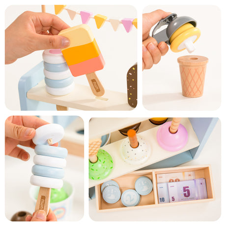 Ξύλινο Παγωτατζίδικο