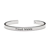Proud Mama Βραχιόλι Χειροπέδα SILVER