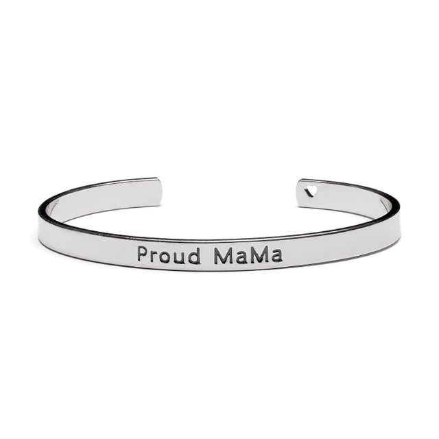 Proud Mama Βραχιόλι Χειροπέδα SILVER