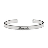 Proud Mama Βραχιόλι Χειροπέδα DREAMS SILVER