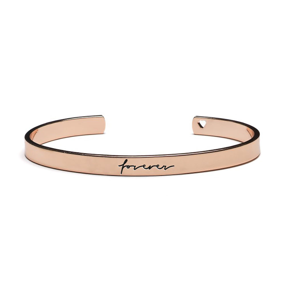 Proud Mama Βραχιόλι Χειροπέδα FOREVER ROSE GOLD