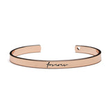 Proud Mama Βραχιόλι Χειροπέδα FOREVER ROSE GOLD