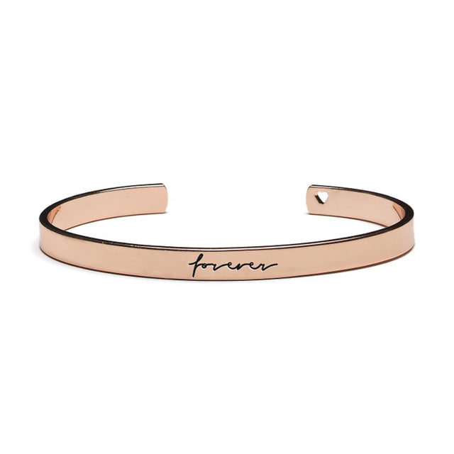 Proud Mama Βραχιόλι Χειροπέδα FOREVER ROSE GOLD