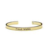 Proud Mama Βραχιόλι Χειροπέδα GOLD