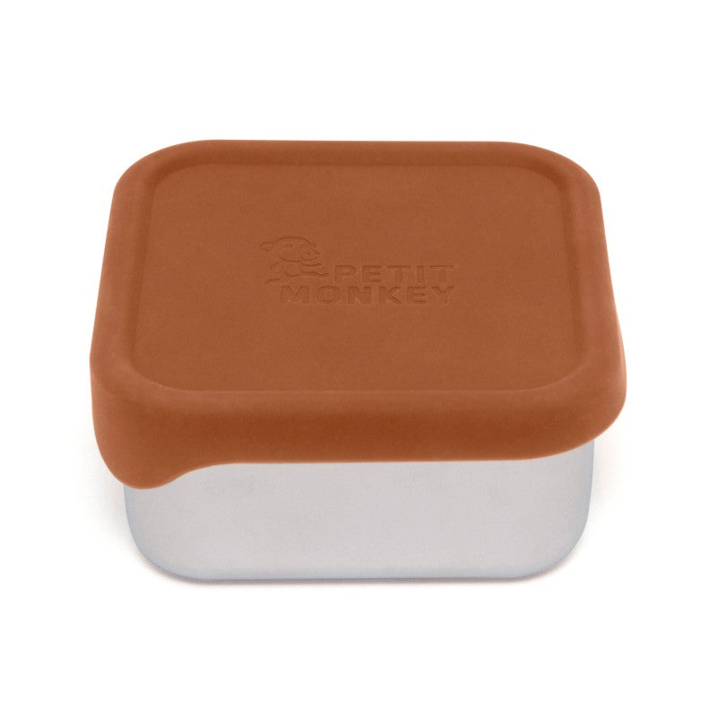 Petit Monkey – Φαγητοδοχείο Stainless Steel Mae Baked Clay
