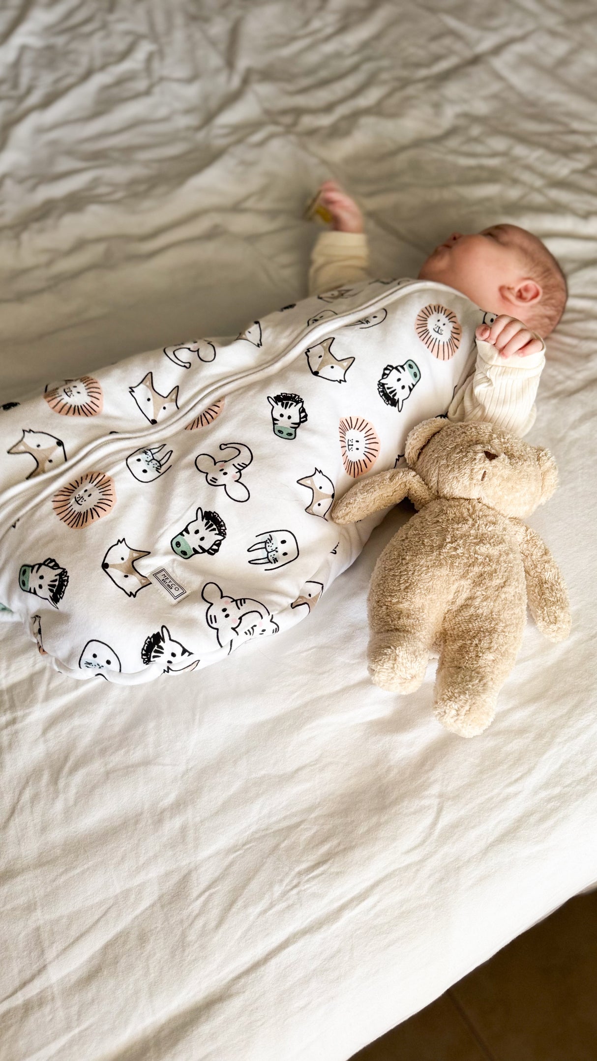 Meyco Υπνόσακος Animal multicolour (0-2,5 ετών)