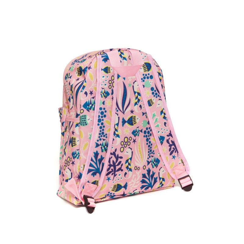 Pink Backpack Monkey Petit Monkey – Backpack Under the Pink – Moms.gr