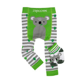Grip+Easy Crawler Pants &amp; Socks Set - Koala
