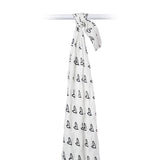 Lulujo Μουσελίνα Bamboo – Messy Heart Swaddling Blanket