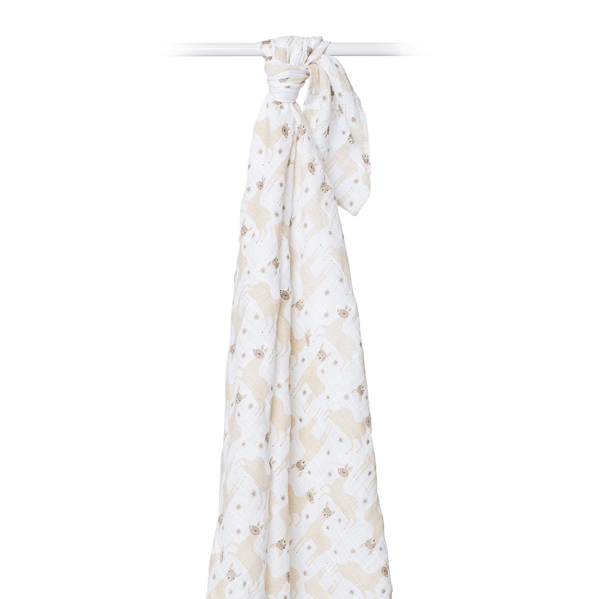 Lulujo Μουσελίνα – Modern Llama Swaddling Blanket
