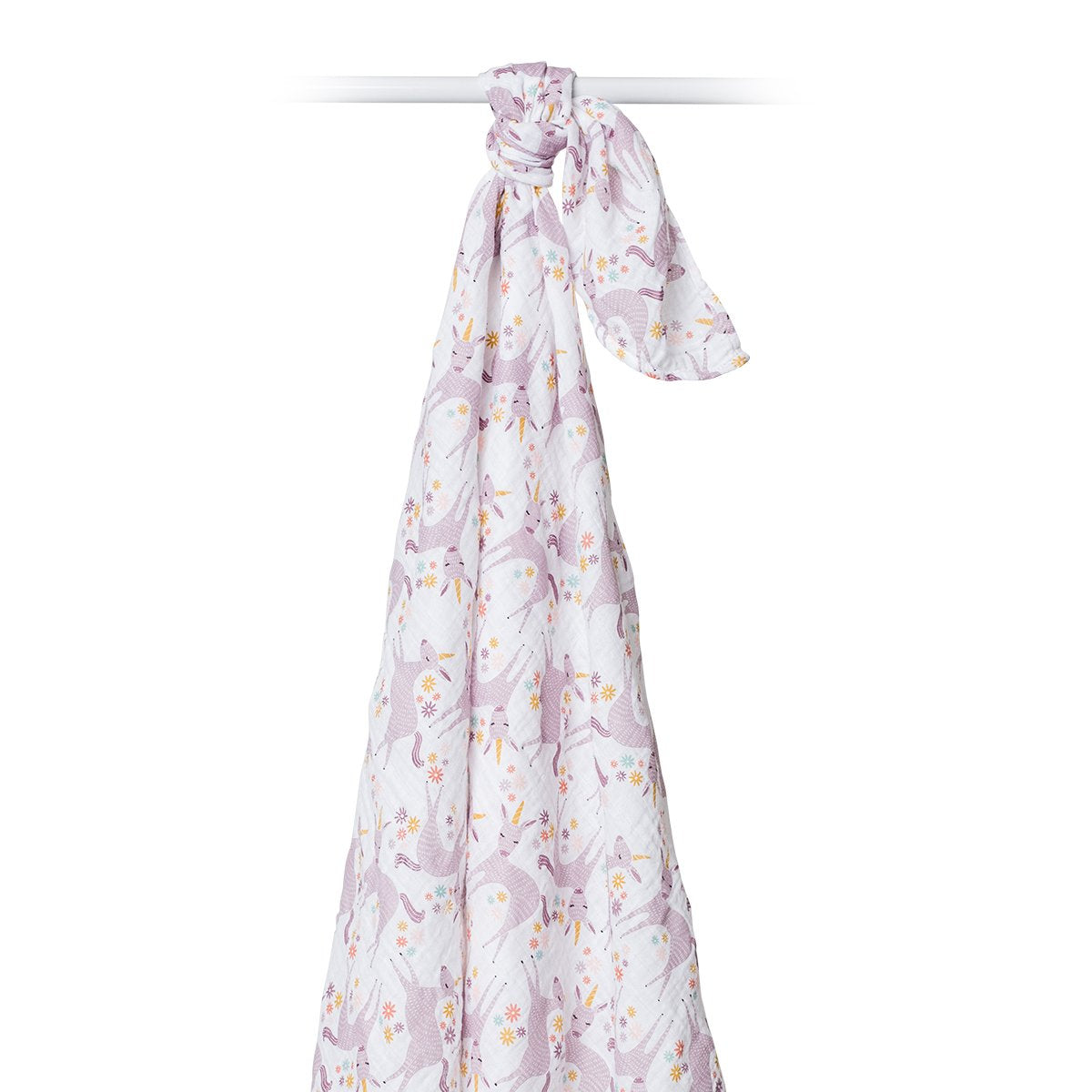 Lulujo Μουσελίνα – Modern Unicorn Swaddling Blanket