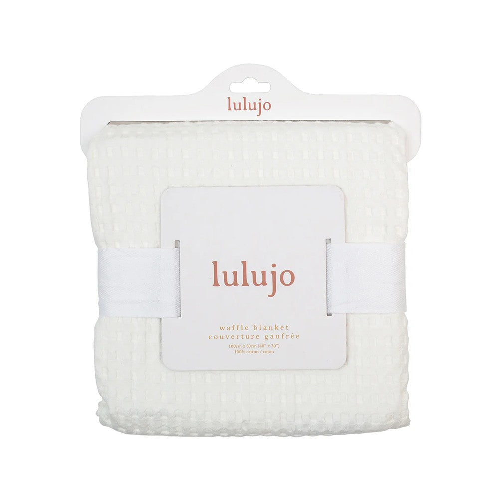 Lulujo Waffle Κουβερτούλα Cream Vanilla