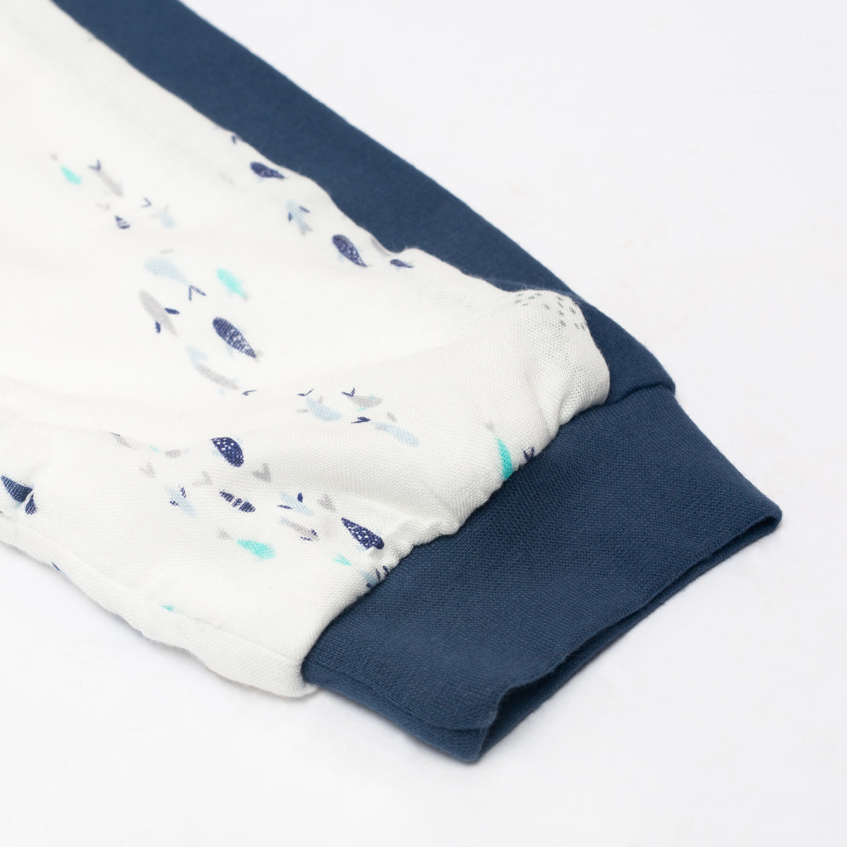 70% Bamboo 30% Cotton Sleepsuit - Fish - S , 1 T