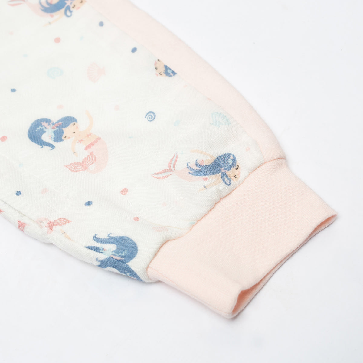 70% Bamboo 30% Cotton Sleepsuit - Mermaid - S, 1 T