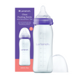 Lansinoh Γυάλινο Μπιμπερό με Θηλή Μεσαίας Ροής (240ml)