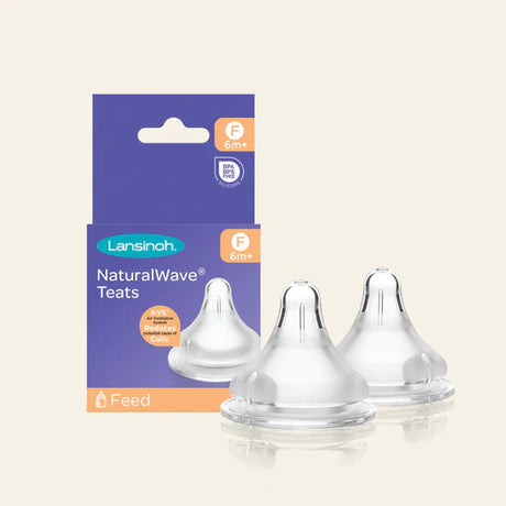 Lansinoh Ανταλλακτικές Θηλές για Μπιμπερό Naturalwave Μεγάλης Ροής (2τμχ.)