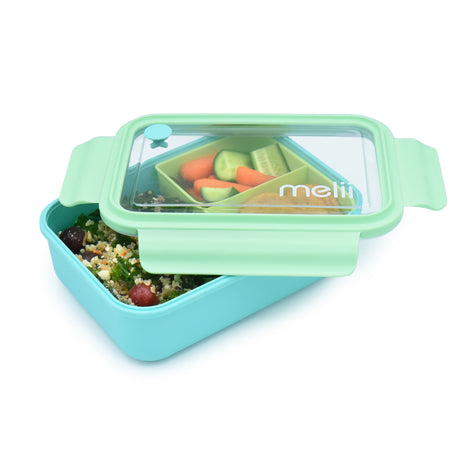 Melii - Bento 3 θέσεων 1250ml Blue - Mint New