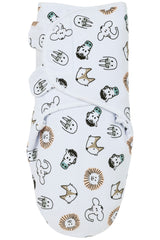 Meyco Swaddle Animal Multicolour 0-3 μηνών
