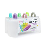 Melii - 6 Piece Animal Ice Pops with Tray