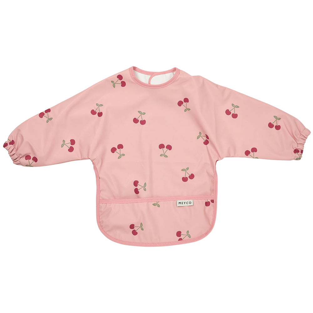 Meyco Σαλιάρα με Μανίκια Cherry Soft Rose