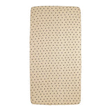 Meyco Σεντόνι με Λάστιχο Jersey Sweet Heart Soft Sand/Black 70x140/150cm