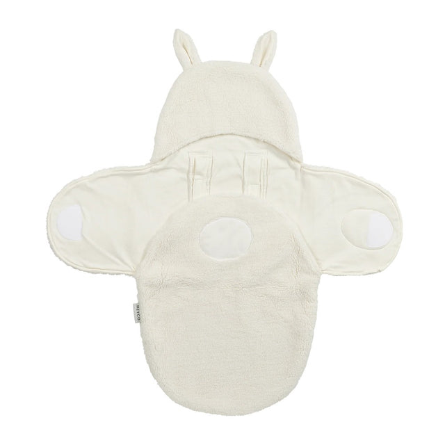 Meyco Wrap Κουβερτούλα Teddy για τη βόλτα Rabbit Natural