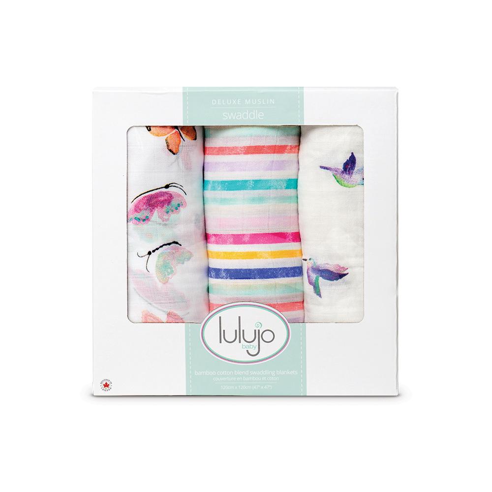 Lulujo 3 Μουσελίνες Bamboo – Garden Friends
