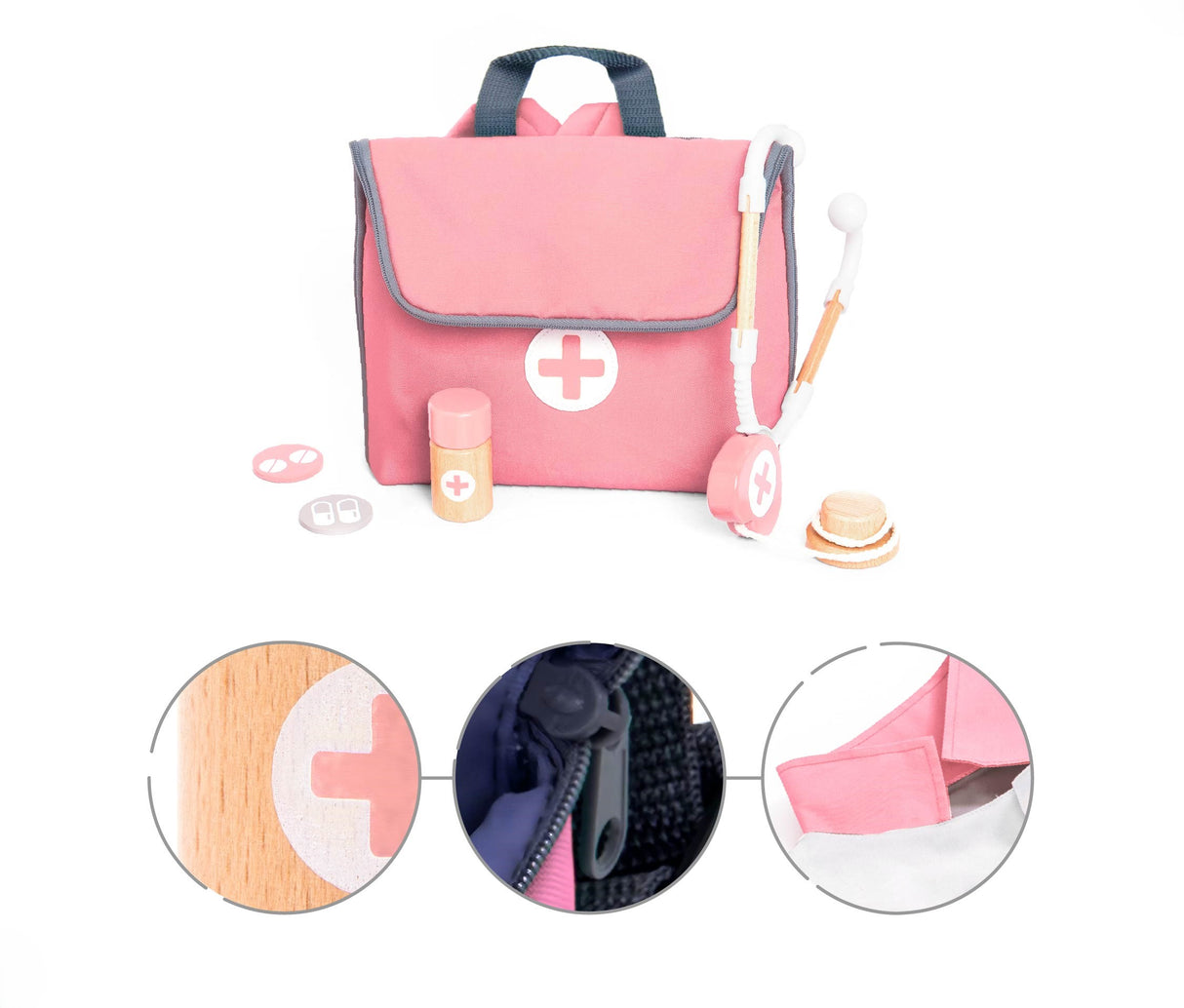 Το Πρώτο μου Βαλιτσάκι Γιατρού (Ροζ)