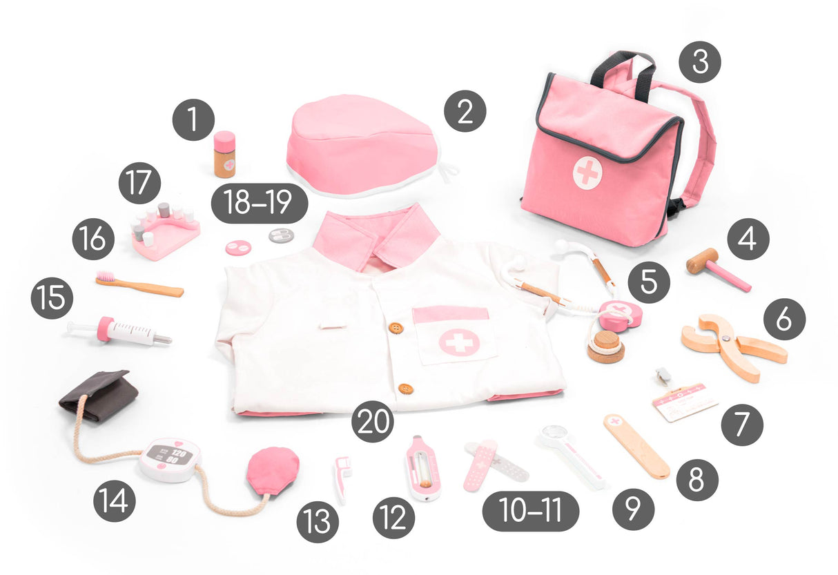 Το Πρώτο μου Βαλιτσάκι Γιατρού (Ροζ)