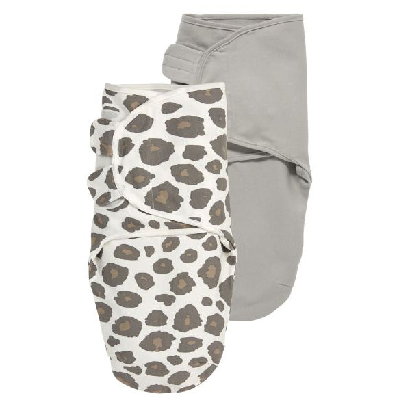 Meyco 2 Pack Swaddle Panther Neutral/Grey 0-3 μηνών