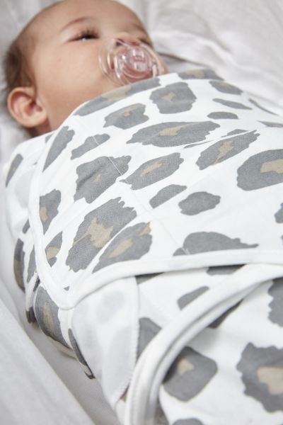 Meyco 2 Pack Swaddle Panther Neutral/Grey 0-3 μηνών