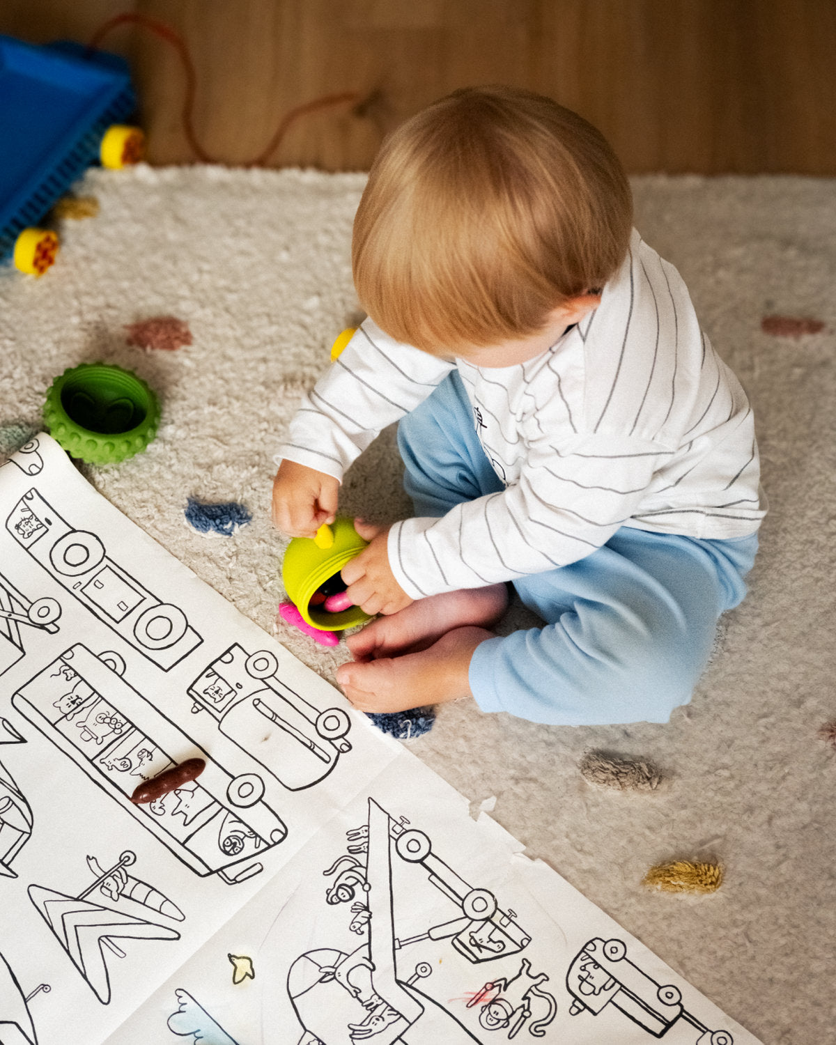 PUQUU My First Crayons 12 χρώματα (1+)